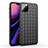 Funda Silicona Goma de Cuero Carcasa para Apple iPhone 11 Pro Max Negro