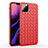 Funda Silicona Goma de Cuero Carcasa para Apple iPhone 11 Pro Max Rojo