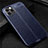 Funda Silicona Goma de Cuero Carcasa para Apple iPhone 12 Max Azul