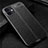 Funda Silicona Goma de Cuero Carcasa para Apple iPhone 12 Mini Negro