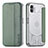 Funda Silicona Goma de Cuero Carcasa para Nothing Phone 2 Verde