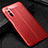 Funda Silicona Goma de Cuero Carcasa para Realme 6 Rojo