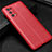 Funda Silicona Goma de Cuero Carcasa para Realme V15 5G Rojo