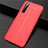 Funda Silicona Goma de Cuero Carcasa para Realme X3 Rojo