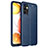 Funda Silicona Goma de Cuero Carcasa para Samsung Galaxy A32 5G Azul