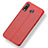 Funda Silicona Goma de Cuero Carcasa para Samsung Galaxy A9 Star SM-G8850 Rojo