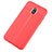 Funda Silicona Goma de Cuero Carcasa para Samsung Galaxy J7 (2018) J737 Rojo