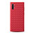 Funda Silicona Goma de Cuero Carcasa para Samsung Galaxy Note 10 Plus 5G Rojo