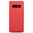 Funda Silicona Goma de Cuero Carcasa para Samsung Galaxy S10e Rojo