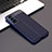 Funda Silicona Goma de Cuero Carcasa para Samsung Galaxy S21 5G Azul Real