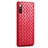 Funda Silicona Goma de Cuero Carcasa para Xiaomi Mi 9 Lite Rojo