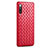 Funda Silicona Goma de Cuero Carcasa para Xiaomi Mi 9 Rojo