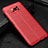 Funda Silicona Goma de Cuero Carcasa para Xiaomi Poco X3 Pro Rojo