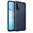 Funda Silicona Goma de Cuero Carcasa para Xiaomi Redmi Note 9 4G Azul