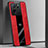 Funda Silicona Goma de Cuero Carcasa PB1 para Xiaomi Redmi K60 Ultra 5G Rojo