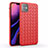 Funda Silicona Goma de Cuero Carcasa S01 para Apple iPhone 11 Rojo