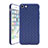 Funda Silicona Goma de Cuero Carcasa S01 para Apple iPhone 8 Azul