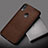 Funda Silicona Goma de Cuero Carcasa S01 para Huawei Honor 10 Lite Marron