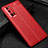 Funda Silicona Goma de Cuero Carcasa S01 para Huawei Honor 30 Pro Rojo