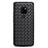 Funda Silicona Goma de Cuero Carcasa S01 para Huawei Mate 20 Negro