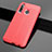 Funda Silicona Goma de Cuero Carcasa S01 para Huawei P Smart+ Plus (2019) Rojo