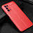 Funda Silicona Goma de Cuero Carcasa S01 para OnePlus Nord N200 5G Rojo