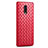 Funda Silicona Goma de Cuero Carcasa S01 para Oppo K3 Rojo