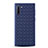 Funda Silicona Goma de Cuero Carcasa S01 para Samsung Galaxy Note 10 Azul