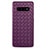 Funda Silicona Goma de Cuero Carcasa S01 para Samsung Galaxy S10 Plus Morado