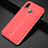 Funda Silicona Goma de Cuero Carcasa S02 para Huawei Nova 3e Rojo