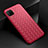 Funda Silicona Goma de Cuero Carcasa S02 para Huawei Nova 6 SE Rojo