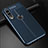 Funda Silicona Goma de Cuero Carcasa S02 para Huawei P30 Lite New Edition Azul