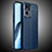 Funda Silicona Goma de Cuero Carcasa S02 para Oppo Reno7 Pro 5G Azul