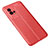 Funda Silicona Goma de Cuero Carcasa S02 para Vivo iQOO 8 5G Rojo