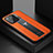 Funda Silicona Goma de Cuero Carcasa S02 para Xiaomi Mi 11 Pro 5G Naranja