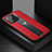 Funda Silicona Goma de Cuero Carcasa S02 para Xiaomi Mi 11 Pro 5G Rojo