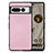 Funda Silicona Goma de Cuero Carcasa S02D para Google Pixel 7 Pro 5G Rosa