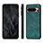 Funda Silicona Goma de Cuero Carcasa S02D para Google Pixel 8 Pro 5G Verde