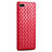 Funda Silicona Goma de Cuero Carcasa S03 para Oppo A12e Rojo