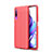 Funda Silicona Goma de Cuero Carcasa S04 para Huawei P Smart Pro (2019) Rojo