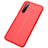 Funda Silicona Goma de Cuero Carcasa S04 para Realme X50m 5G Rojo