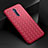 Funda Silicona Goma de Cuero Carcasa S07 para Oppo Reno2 Rojo