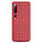 Funda Silicona Goma de Cuero Carcasa S07 para Xiaomi Mi 10 Rojo