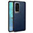 Funda Silicona Goma de Cuero Carcasa S08 para Huawei P40 Pro+ Plus Azul