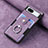 Funda Silicona Goma de Cuero Carcasa SD1 para Google Pixel 7a 5G Purpura Claro