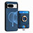 Funda Silicona Goma de Cuero Carcasa SD1 para Google Pixel 8 5G Azul