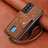 Funda Silicona Goma de Cuero Carcasa SD1 para Samsung Galaxy S23 5G Marron