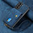 Funda Silicona Goma de Cuero Carcasa SD1 para Samsung Galaxy S24 5G Azul