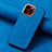 Funda Silicona Goma de Cuero Carcasa SD13 para Apple iPhone 15 Pro Azul