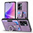 Funda Silicona Goma de Cuero Carcasa SD2 para OnePlus Nord N300 5G Purpura Claro